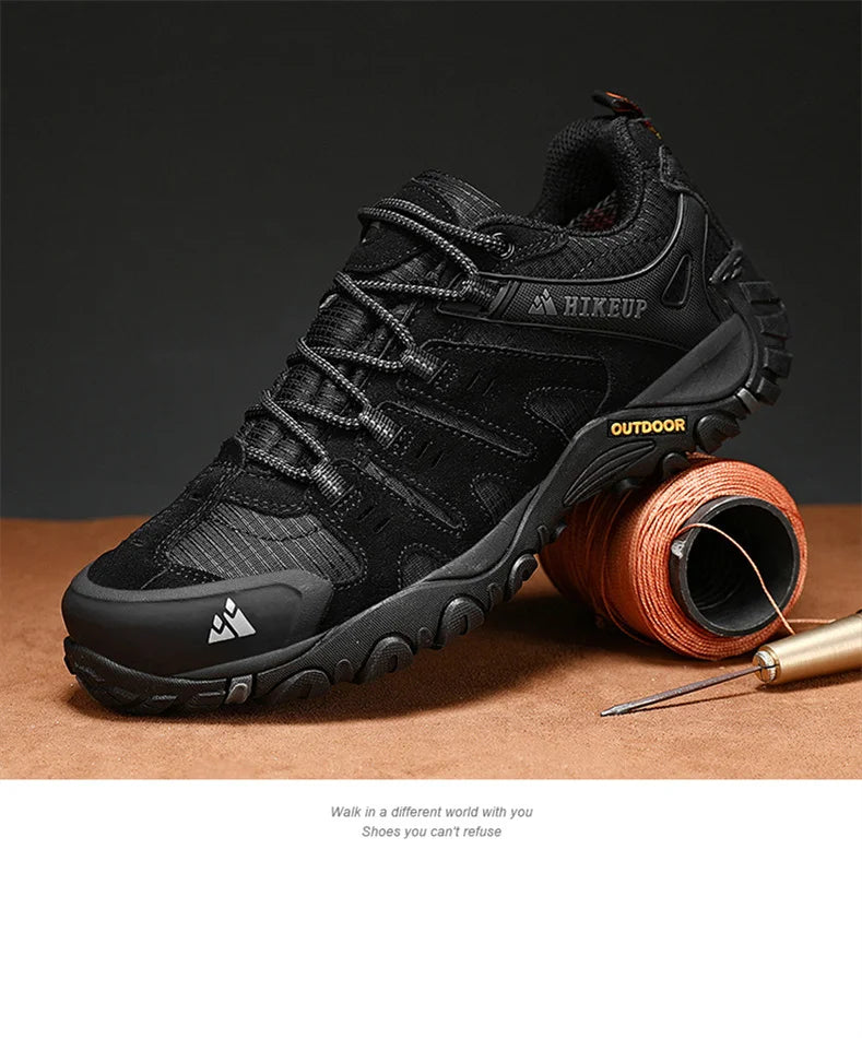 Running Shoes Summer Sports Men's Shoes Spring and Autumn Breathable Casual Walking Shoes Lace-Up Lightweight Solid Color