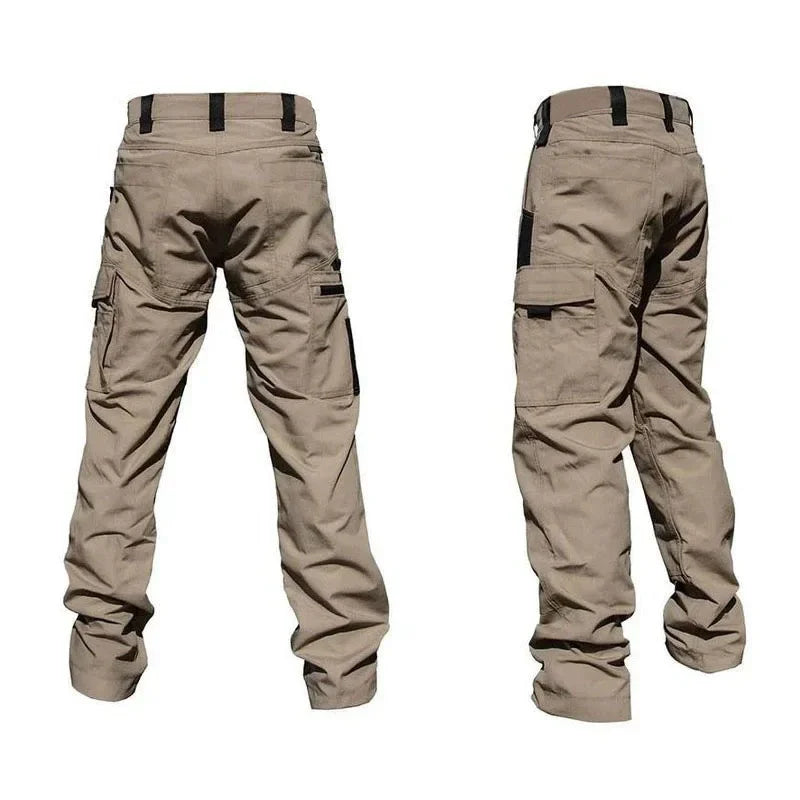 Men's Casual Tactical Pants Multi Pockets Work Trousers Male Outwear Straight Autumn Cargo Pants Spring Wear-resistant Trousers