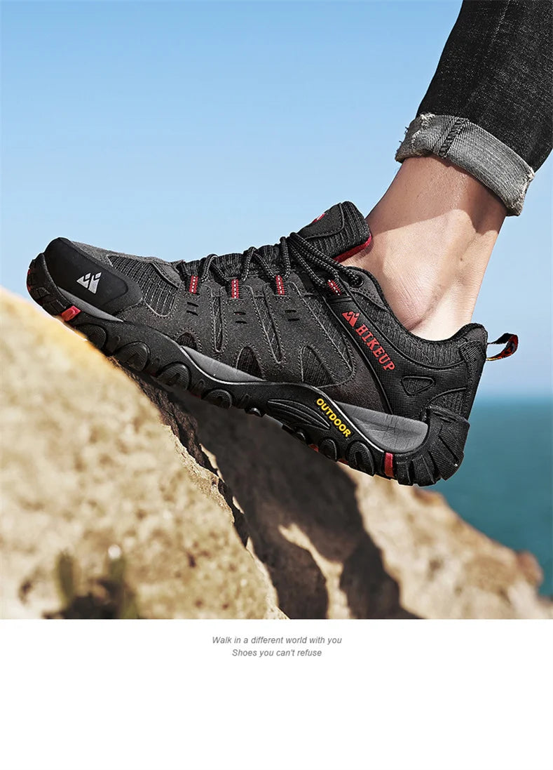 Running Shoes Summer Sports Men's Shoes Spring and Autumn Breathable Casual Walking Shoes Lace-Up Lightweight Solid Color