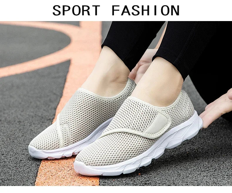 Popular Casual Unisex Orthopedics Wide Feet Swollen Shoes Thumb Eversion Adjusting Soft Comfortable Diabetic Shoe Walking Shoes