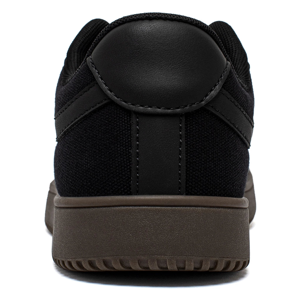 HOBIBEAR Wide Toe Shoes Mens Womens Minimalist Fabric Sneaker Lace Up Casual Walking Shoes