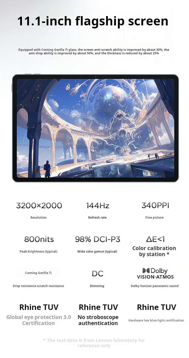 Lenovo Xiaoxin Pad Pro GT 11.1" High-Performance 2K Tablet, Student & Office 2-in-1, Official Genuine, Fast Shipping