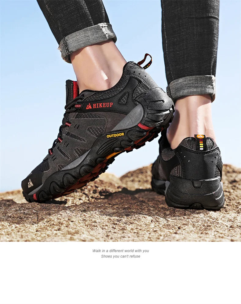 Running Shoes Summer Sports Men's Shoes Spring and Autumn Breathable Casual Walking Shoes Lace-Up Lightweight Solid Color