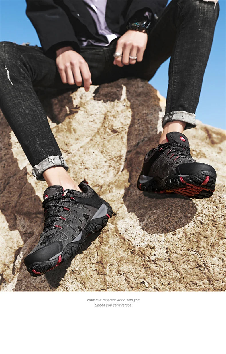 Running Shoes Summer Sports Men's Shoes Spring and Autumn Breathable Casual Walking Shoes Lace-Up Lightweight Solid Color