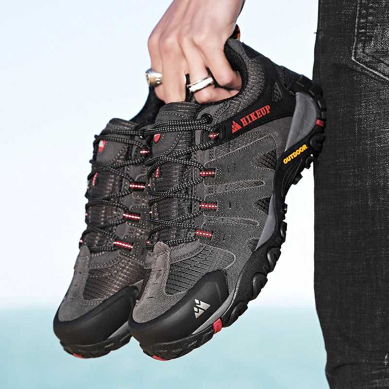 Running Shoes Summer Sports Men's Shoes Spring and Autumn Breathable Casual Walking Shoes Lace-Up Lightweight Solid Color