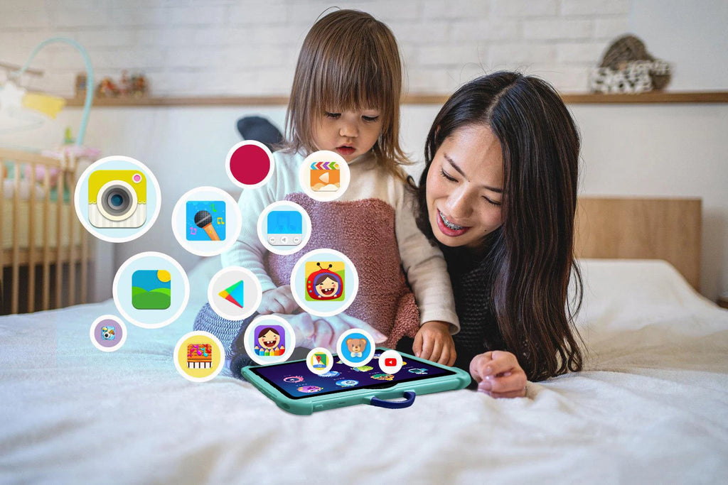 New 7 Inch 5G WiFi Kids Tablet For Study Education Quad Core 4GB RAM 64GB ROM WiFi Tablets With Portable Case For Children Gifts