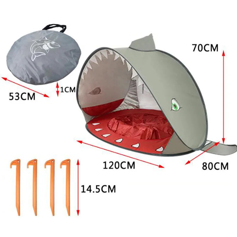 Baby Beach Tent Portable Shade Pool UV Protection Sun Shelter For Infant Outdoor Toys Child Swimming Pool Play House Tent Toys