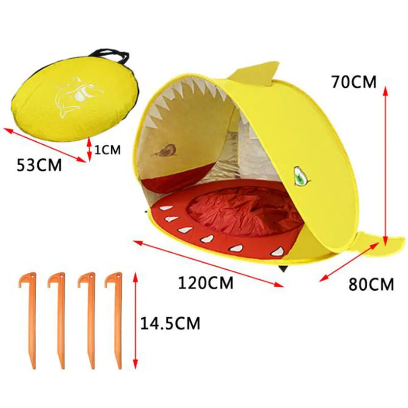 Baby Beach Tent Portable Shade Pool UV Protection Sun Shelter For Infant Outdoor Toys Child Swimming Pool Play House Tent Toys