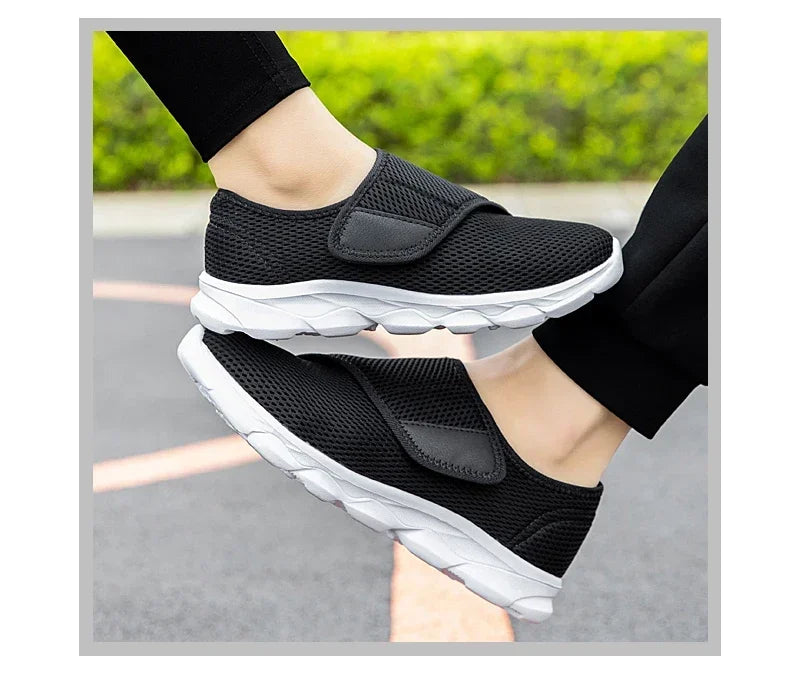 Popular Casual Unisex Orthopedics Wide Feet Swollen Shoes Thumb Eversion Adjusting Soft Comfortable Diabetic Shoe Walking Shoes
