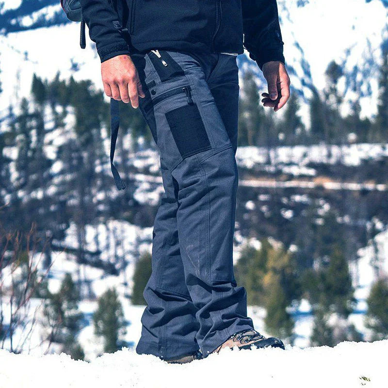 Men's Casual Tactical Pants Multi Pockets Work Trousers Male Outwear Straight Autumn Cargo Pants Spring Wear-resistant Trousers