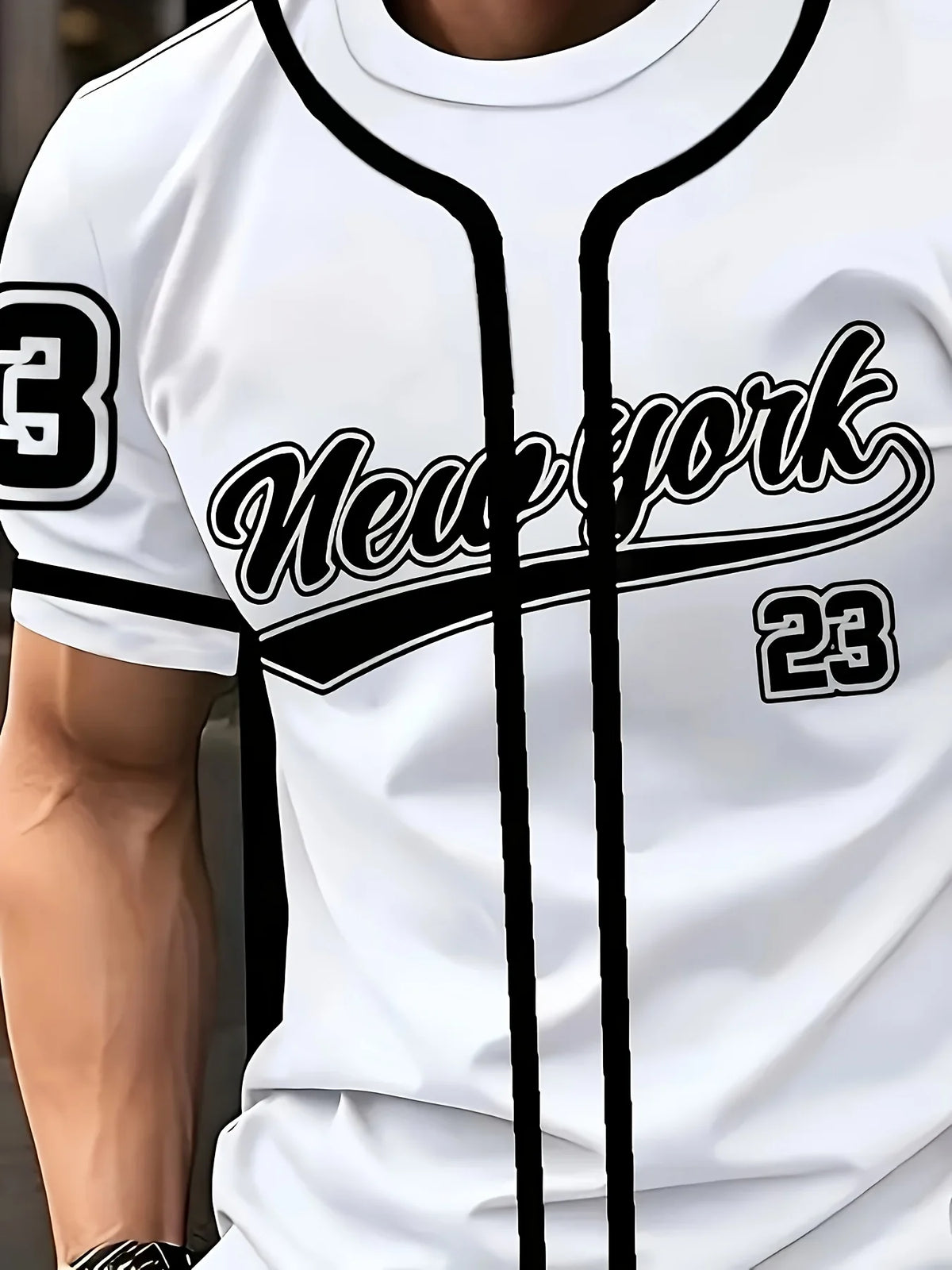 New 3D Digital 23 digital print sporty casual fashionable soft comfortable and lightweight men's T-shirt for summer 2025