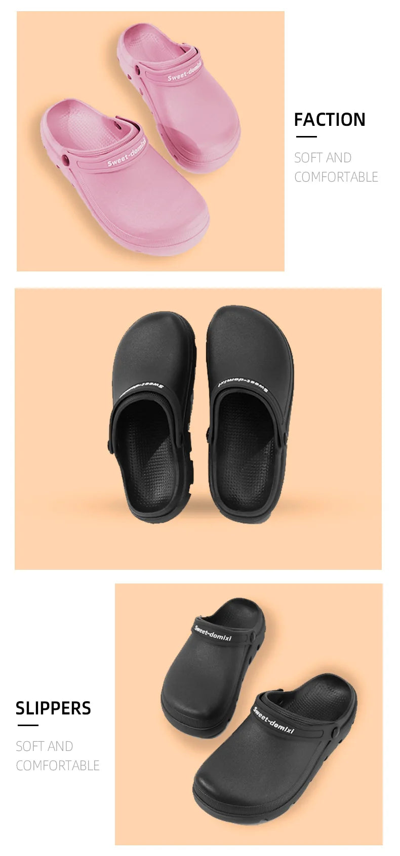 New Men Women EVA Chef Shoes Non-slip Waterproof Oil-proof Shoes Comfortable Workers Slippers Outdoor Fishing Shoes