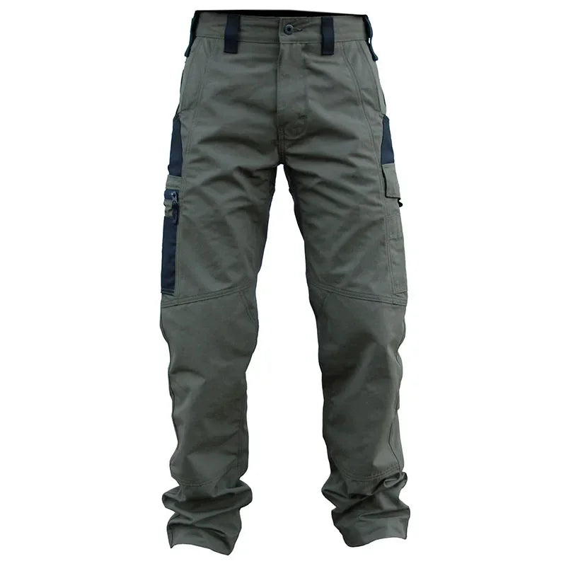 Men's Casual Tactical Pants Multi Pockets Work Trousers Male Outwear Straight Autumn Cargo Pants Spring Wear-resistant Trousers