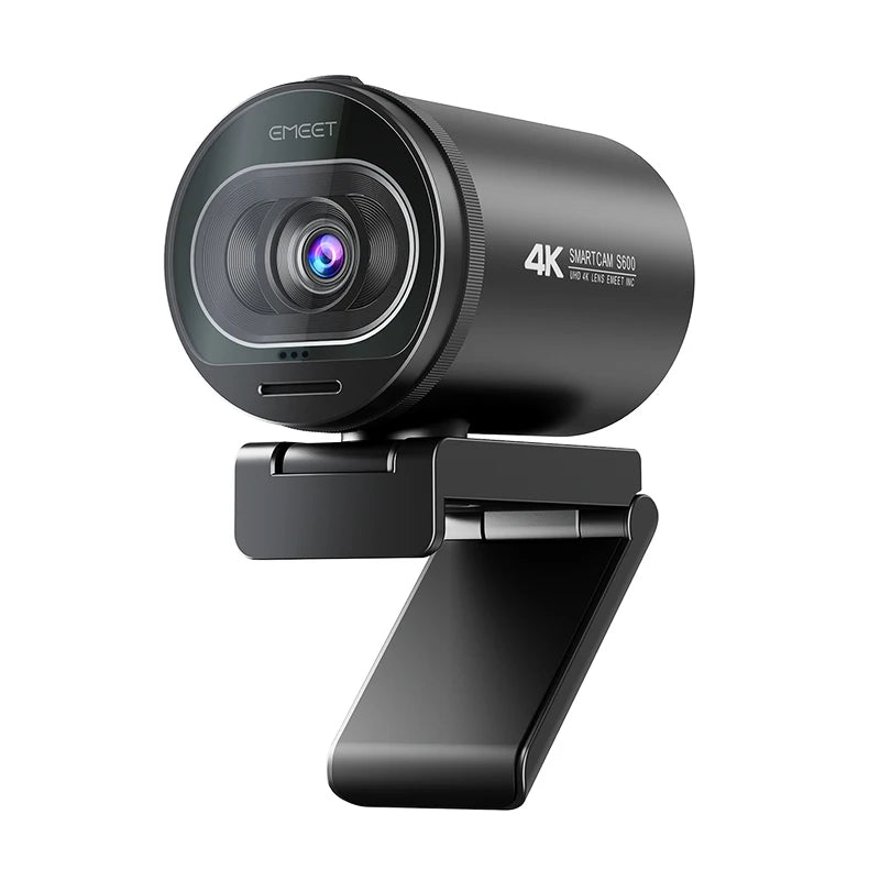 4K Webcam 1080P 60FPS Streaming Web Camera EMEET S600 Autofocus Living Stream Camera With Mics&Privacy Cover for Tiktok/YouTube