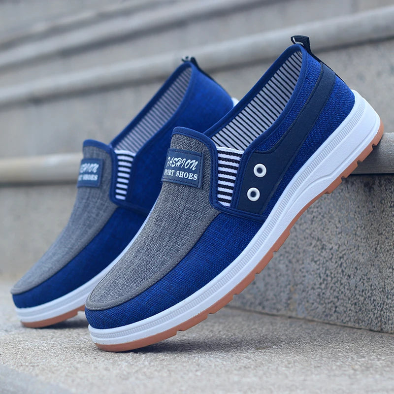 Men's Fashionable Solid Knitted Running Shoes - Lightweight, Breathable, and Non-Slip - Perfect Sports Shoes for Outdoor Adventures