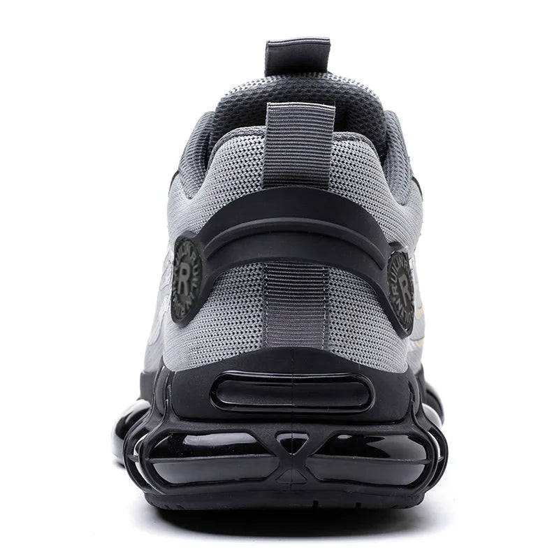 Indestructible Steel Toe Protective Safety Shoes Slip Resistant Abrasion Resistant Work Shoes Men Tough Comfortable Sneakers New