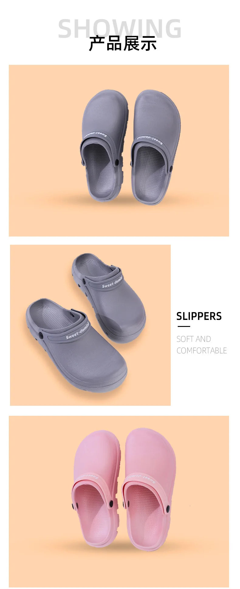 New Men Women EVA Chef Shoes Non-slip Waterproof Oil-proof Shoes Comfortable Workers Slippers Outdoor Fishing Shoes