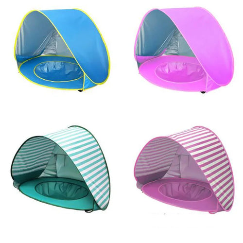 Baby Beach Tent Portable Shade Pool UV Protection Sun Shelter For Infant Outdoor Toys Child Swimming Pool Play House Tent Toys