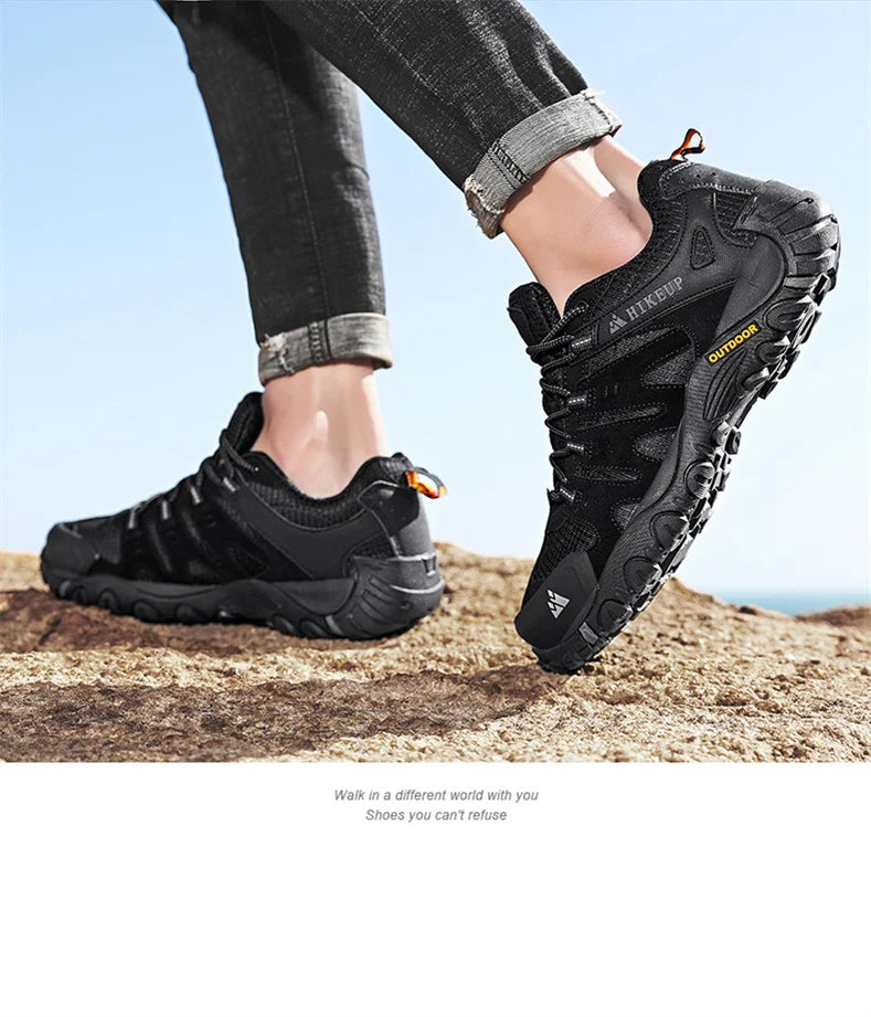 Running Shoes Summer Sports Men's Shoes Spring and Autumn Breathable Casual Walking Shoes Lace-Up Lightweight Solid Color