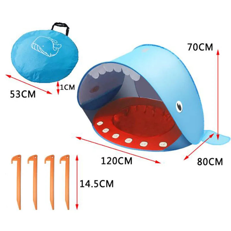 Baby Beach Tent Portable Shade Pool UV Protection Sun Shelter For Infant Outdoor Toys Child Swimming Pool Play House Tent Toys
