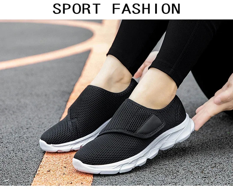 Popular Casual Unisex Orthopedics Wide Feet Swollen Shoes Thumb Eversion Adjusting Soft Comfortable Diabetic Shoe Walking Shoes