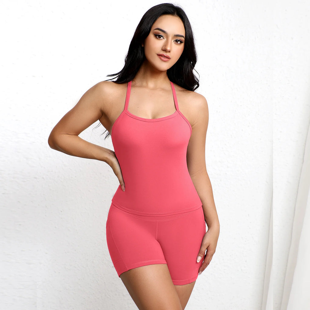 Women High Waist Pocket Yoga Sport Biker Shorts Leggings For Fitness Lift Hips Running Workout Yoga Pant