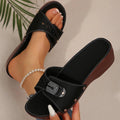 Women's Sandals Luxury Heels Shoes For Summer Woman Sandals Soft Wedges Heeled Sandalias Mujer 2026 Sandals Summer Slippers