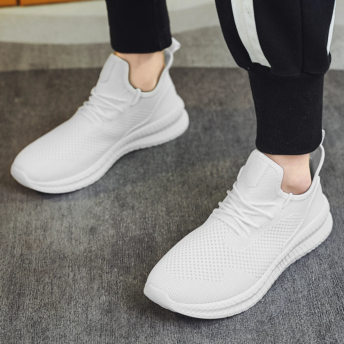 MAEDEF 2024 Walking Sports Shoes High Quality Outdoor Tennis Trainer Shoe Lightweight Comfortable Breathable Men Casual Sneakers