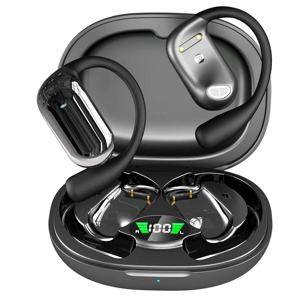 AI Translator Earbuds Real-Time Voice Translator 144 Languages Instant Translation Noise Canceling Wireless Bluetooth Headphones